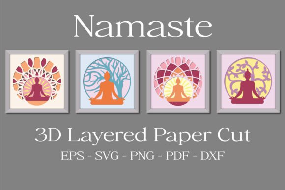 Bringing Depth to Your Crafts with the Namaste 3D Layered Paper Cut Bundle
