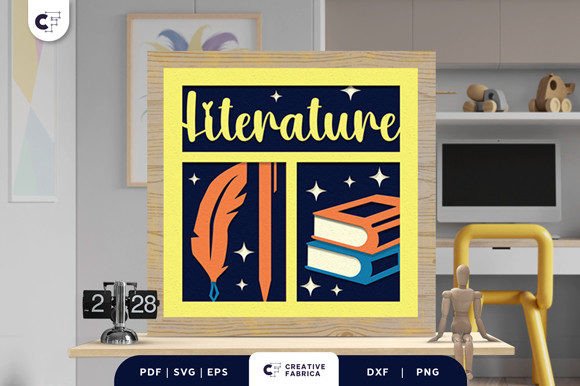 Bringing Literature to Life with a 3D Shadow Box for School Subjects