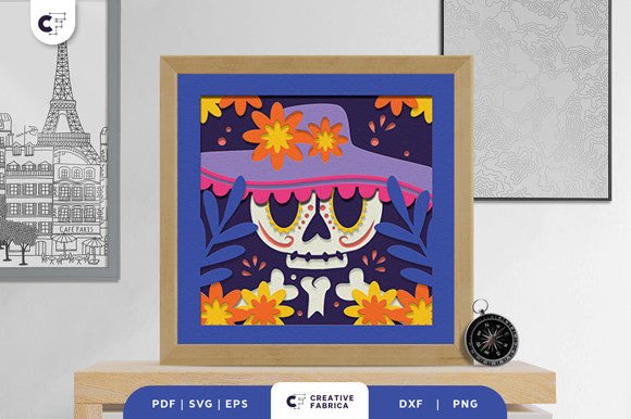 Bringing Tradition to Life: The Art of Dia De Los Muertos 3D Layered Paper Cut