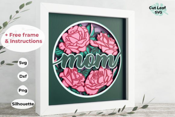 Crafting the Perfect 3d Mother s Day Shadowbox - Mom, Roses for a Lasting Gift