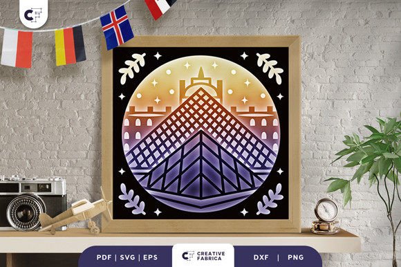 Elevate Design with Louvre 3D SVG