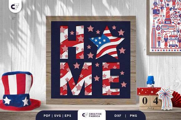 Elevating Patriotic Decor: A Practical Guide to the Home Sign USA 3D Shadow Box Papercut