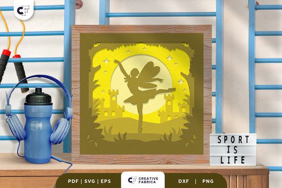 Enchanting Ballet Dance Fairytale 3D Shadow Box