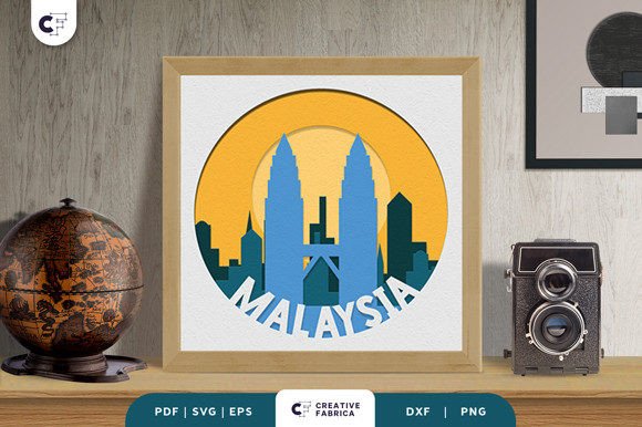 Evaluating the Malaysia Twin Tower 3D Shadow Box SVG for Architectural Paper Crafting