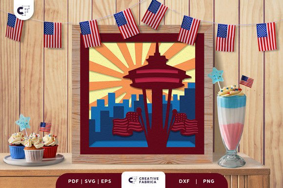 Evaluating the Space Needle 3D Light Box SVG for Modern Paper Crafting Projects