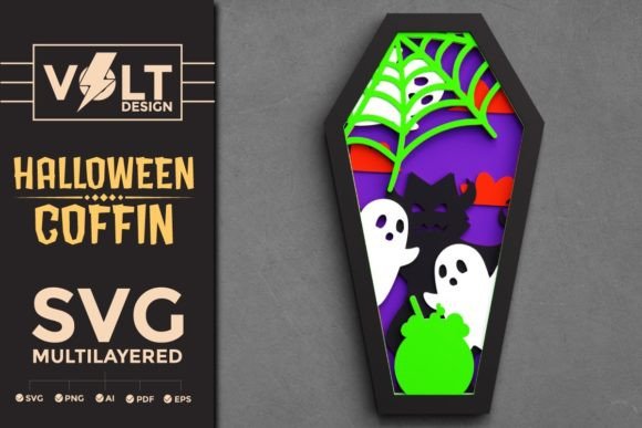 Mastering Spooky Depth: A Guide to the Halloween Coffin 3D SVG Multilayer File