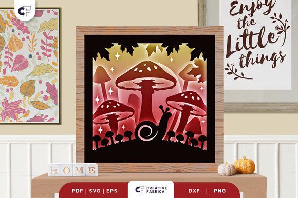 Strategic Design and Seasonal Branding with the Animal in the Fall Forest 3D Shadow Box